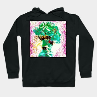 Nature woman, witch and insects combine Hoodie